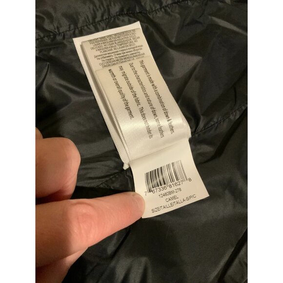 BCBG Max Azria Camel Puffer Vest W/ Detachable Faux Fur Trimmed Hood, Size S - Picture 9 of 9